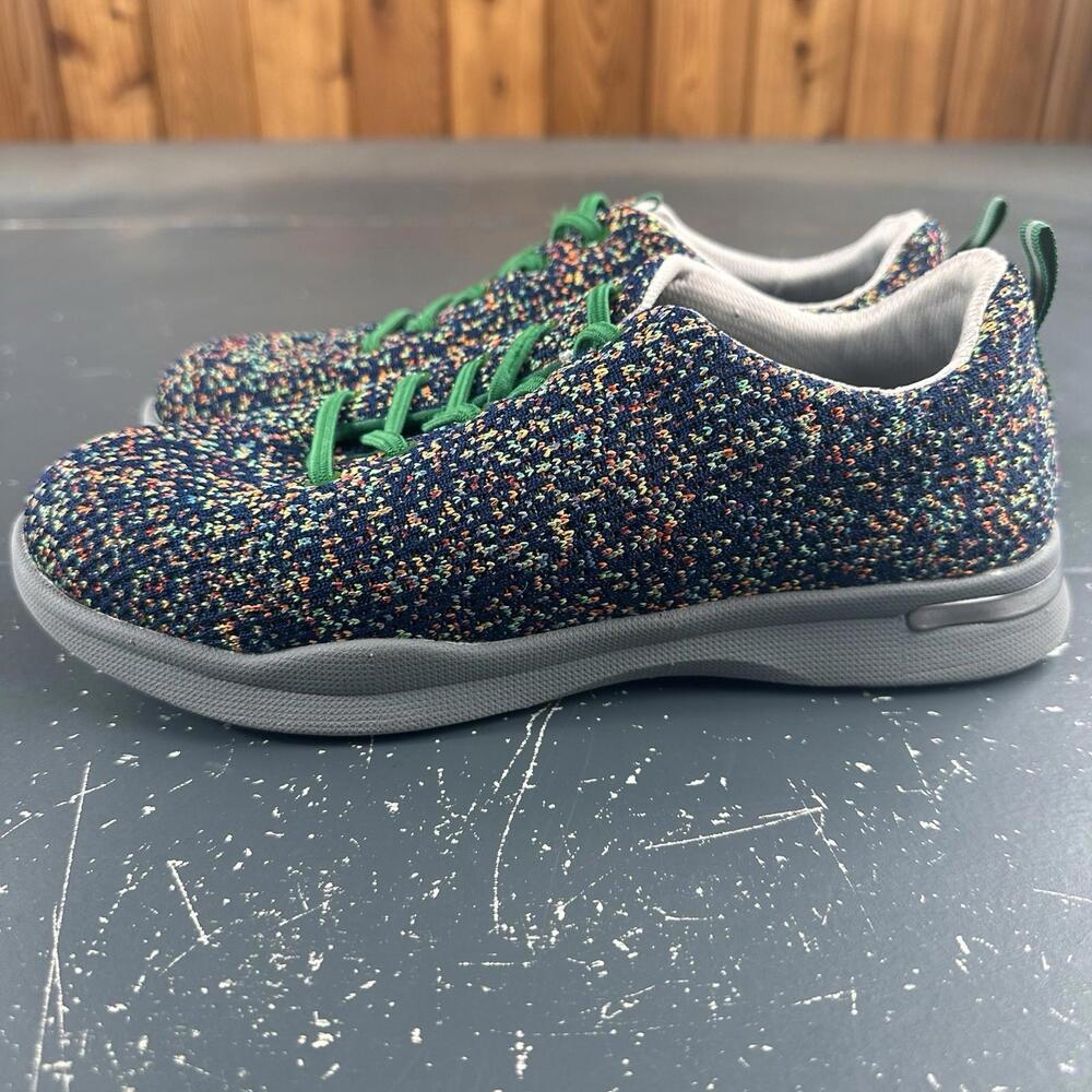 SoftWalk Nursing Shoes Womens 8.5 Blue Speckled Knit Comfort EUC Grey's Anatomy - Picture 2 of 10